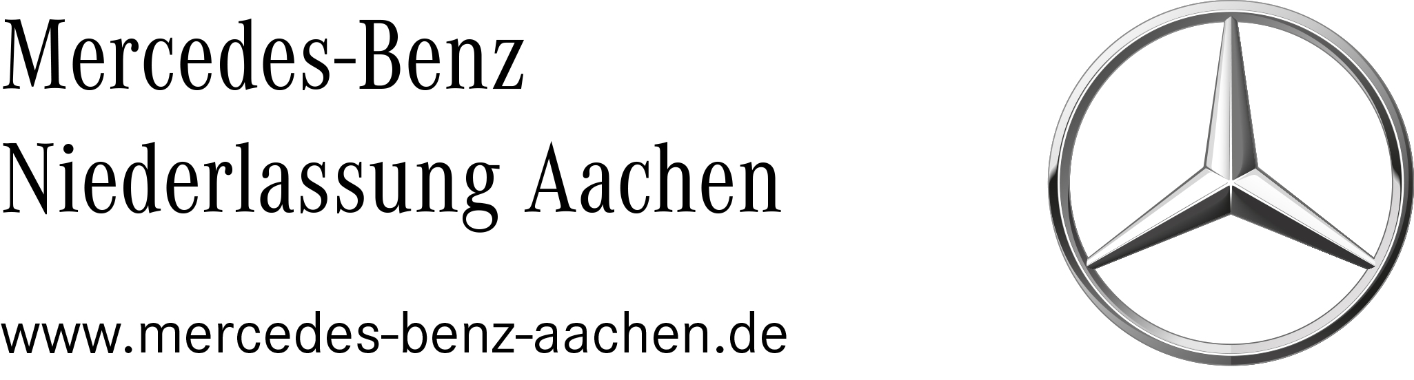 [Logo: Mercedes-Benz Niederlassung Aachen]